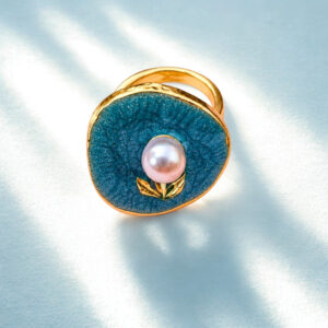 Blue Resin Rings